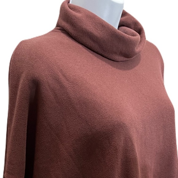 Aerie/ Sunday Soft/ Oversized/ Red-brown/ Cowl neck/ Knit sweater/ Size US S - Picture 6 of 7